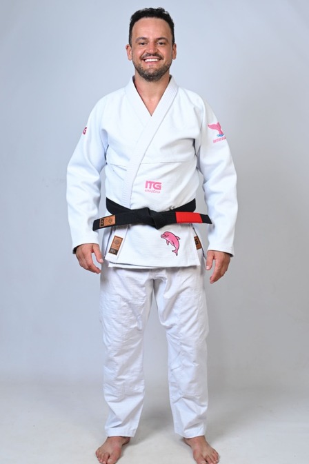 Kimono In The Guard Amazônia BOTO ROSA - Branco