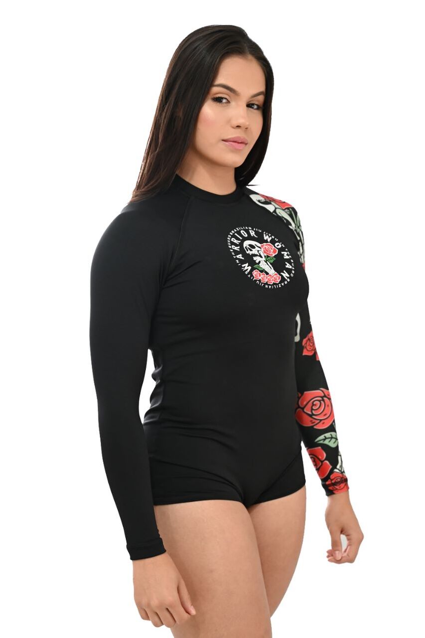 Body Feminino Jiu-Jitsu Red