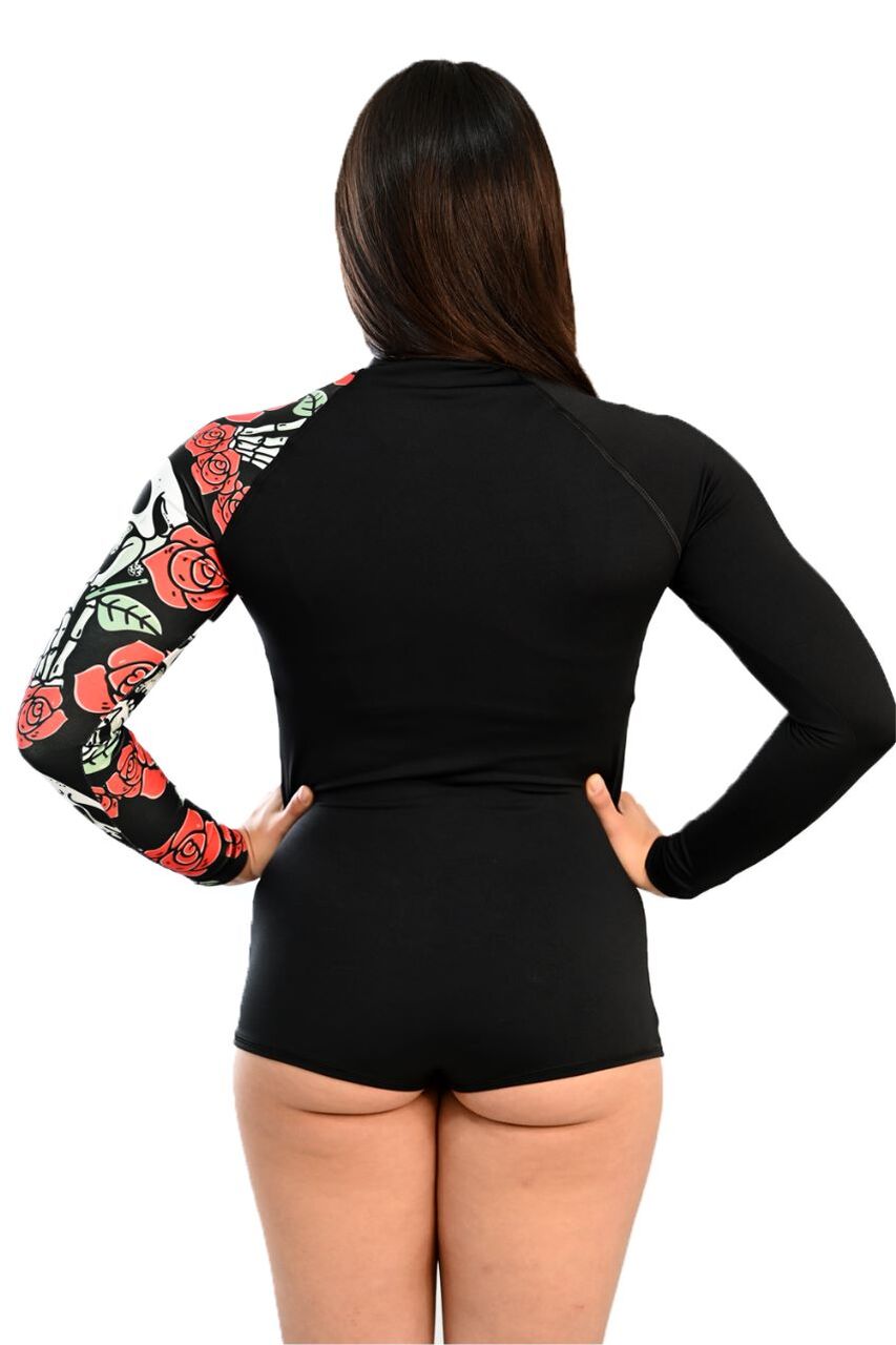 Body Feminino Jiu-Jitsu Red