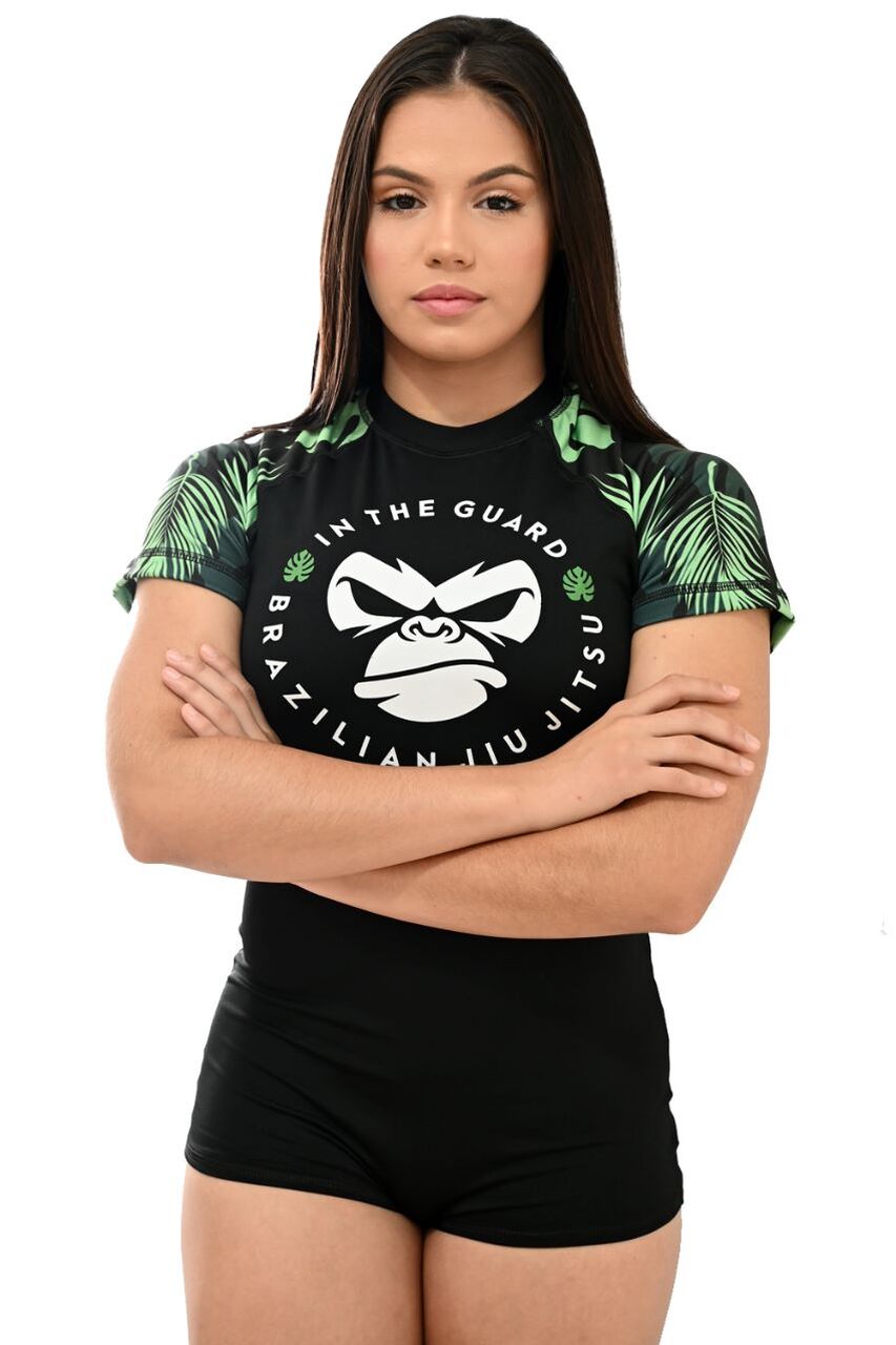 Body Feminino Jiu-Jitsu Green
