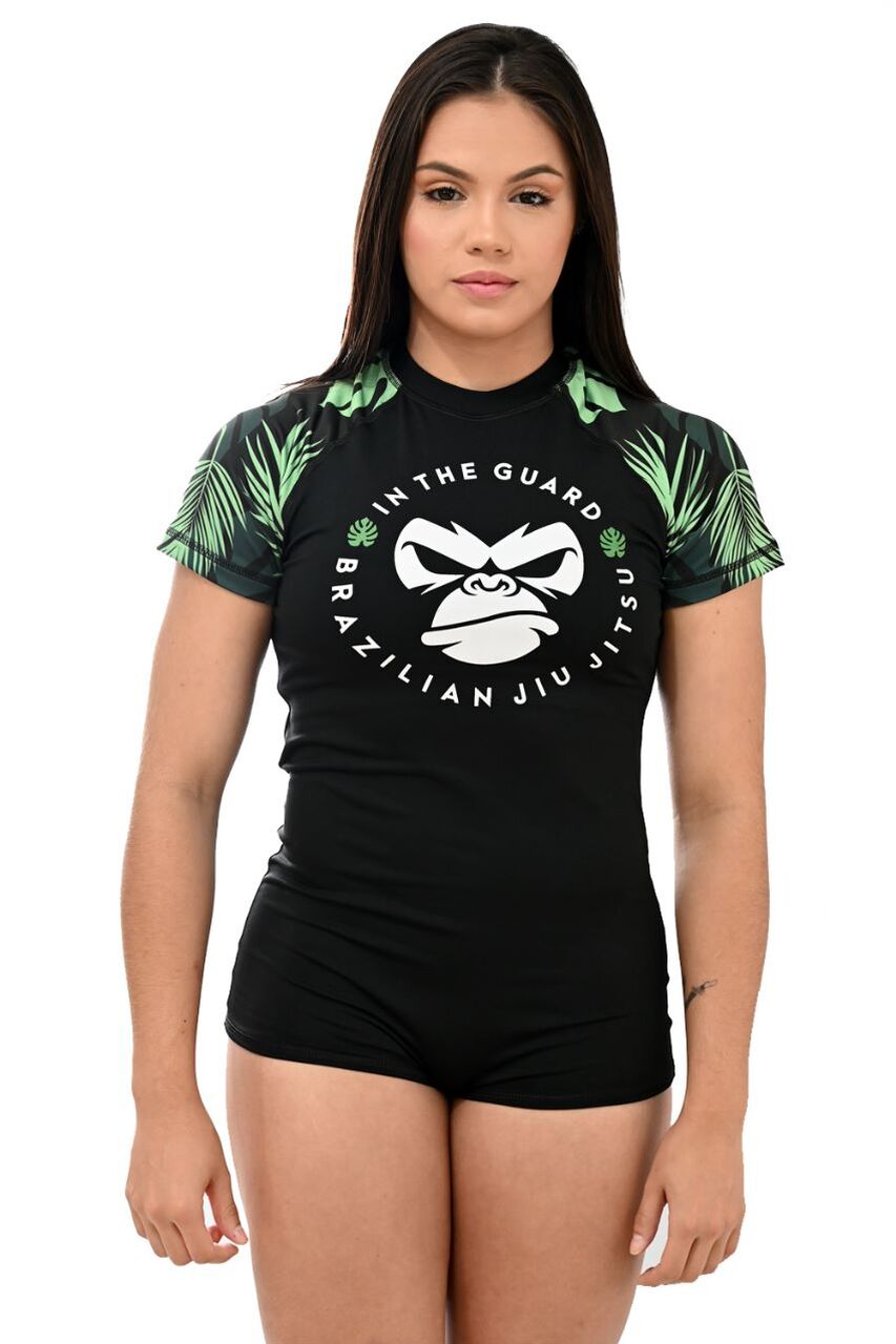 Body Feminino Jiu-Jitsu Green