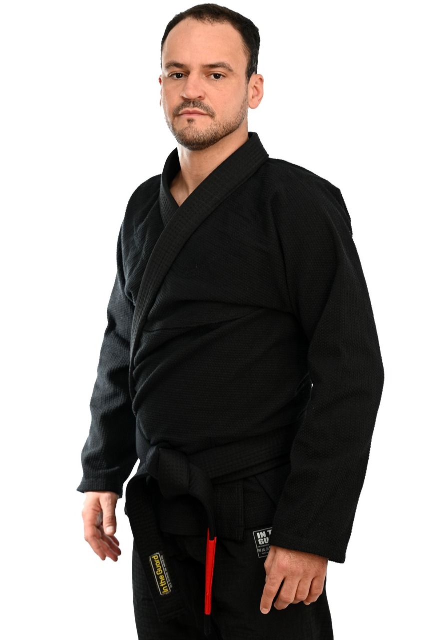 Kimono In The Guard Jiu-Jitsu Liso Preto