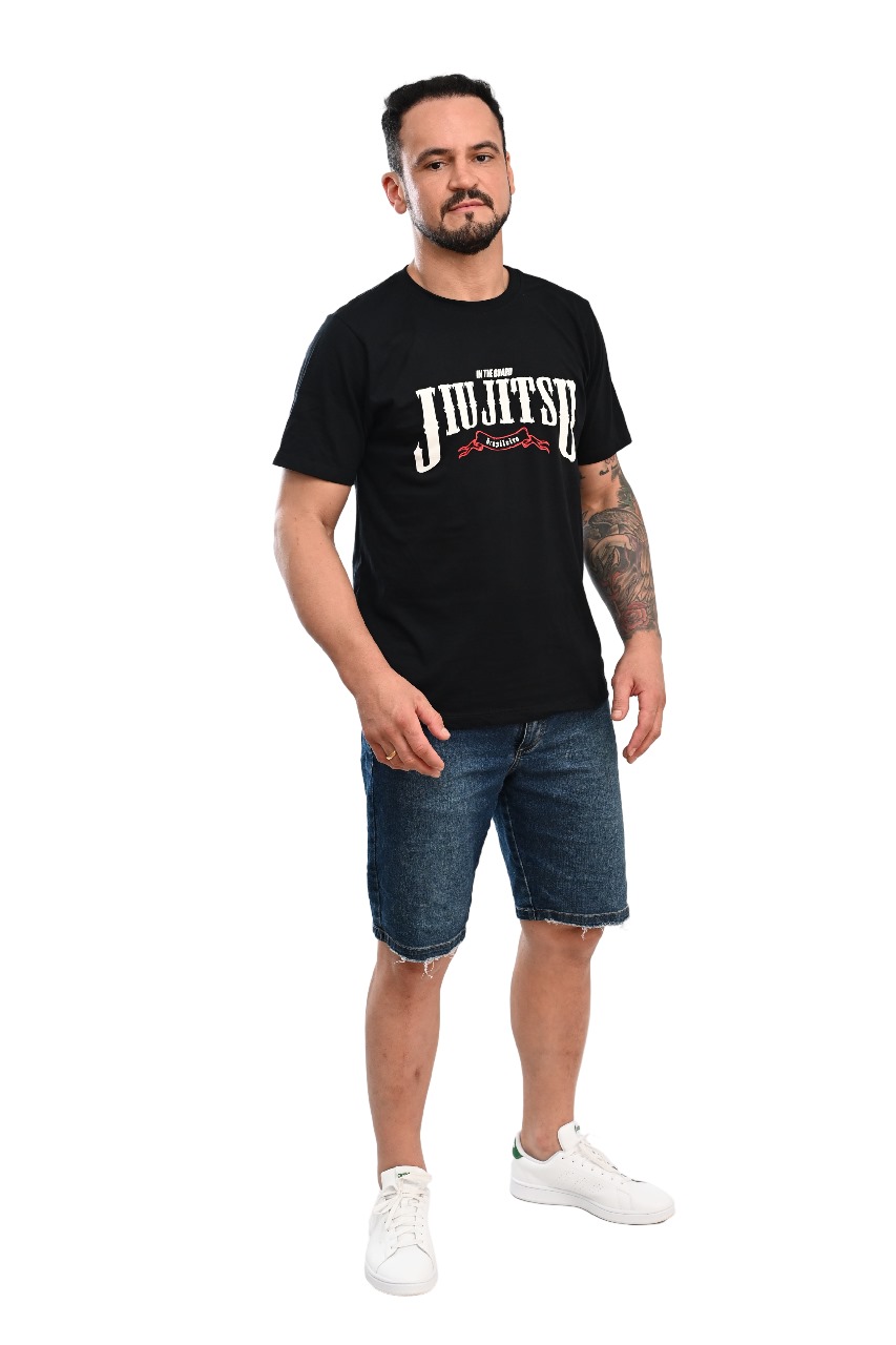 Camiseta Masculina JJ Caveira Jiu-Jitsu