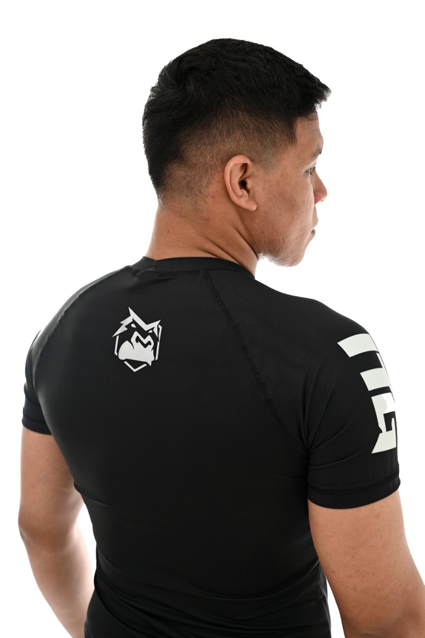 Rash Guard Masculina ITG Manga Curta Preta