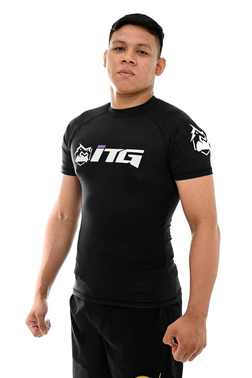 Rash Guard Masculina ITG Manga Curta Preta