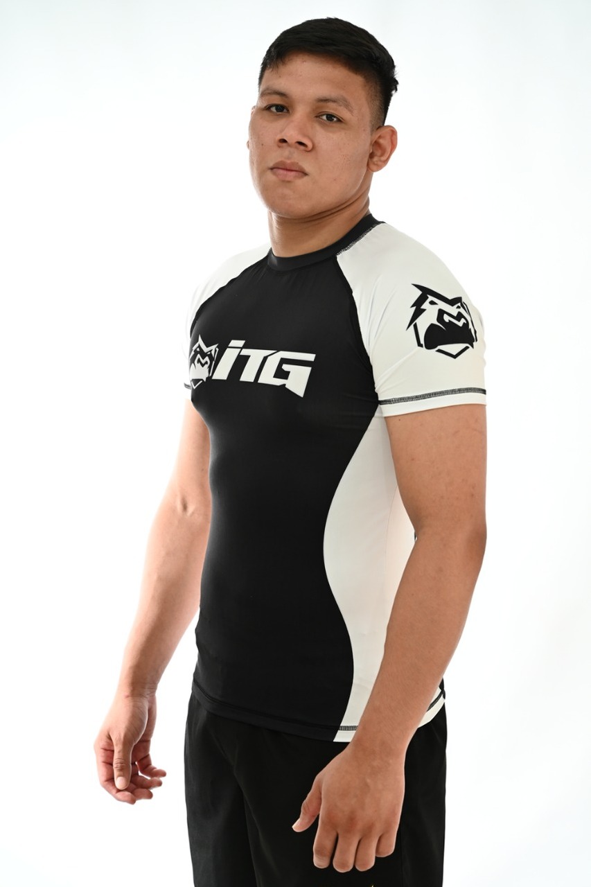 Rash Guard Masculina ITG Manga Curta Branca