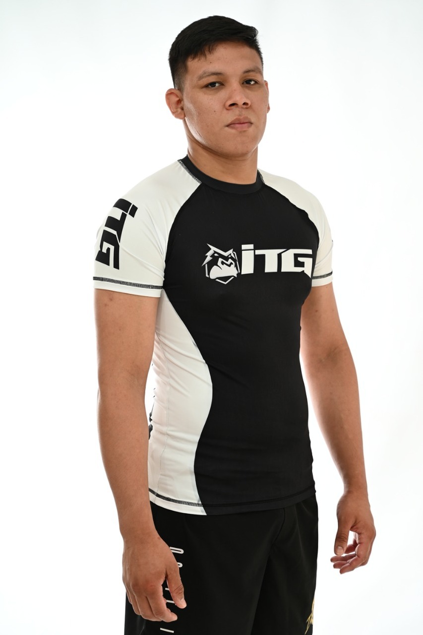 Rash Guard Masculina ITG Manga Curta Branca