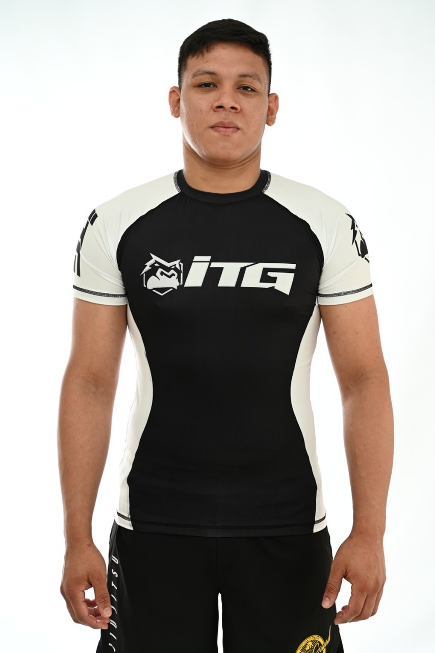 Rash Guard Masculina ITG Manga Curta Branca