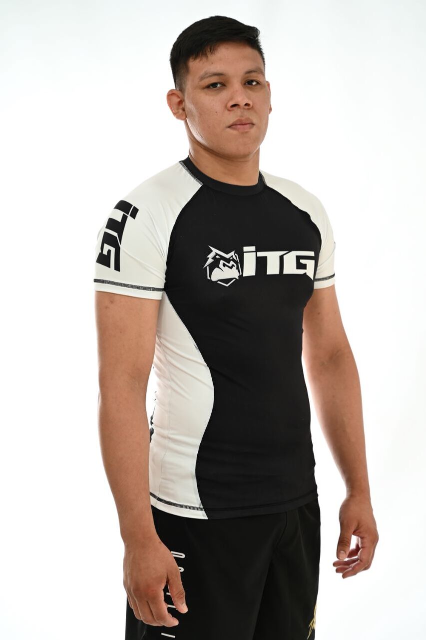 Rash Guard Masculina ITG Manga Curta Branca