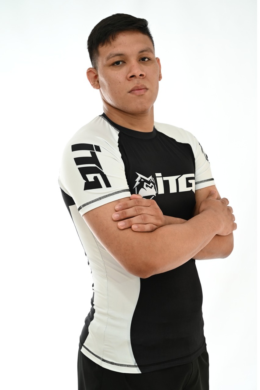 Rash Guard Masculina ITG Manga Curta Branca