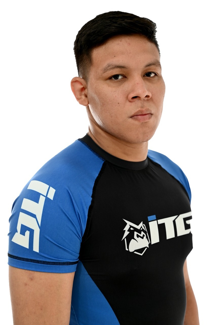 Rash Guard Masculina ITG Manga Curta Azul