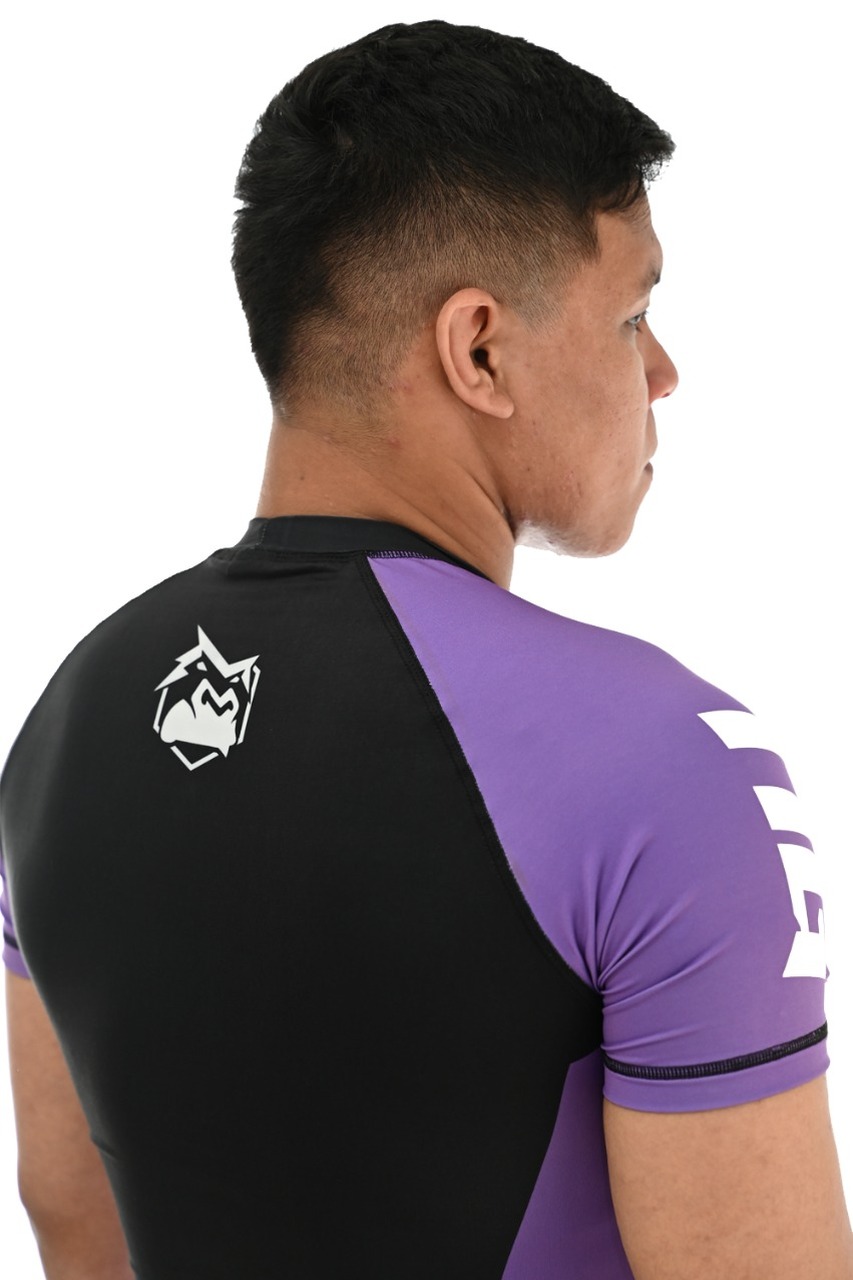 Rash Guard Masculina ITG Manga Curta Roxa