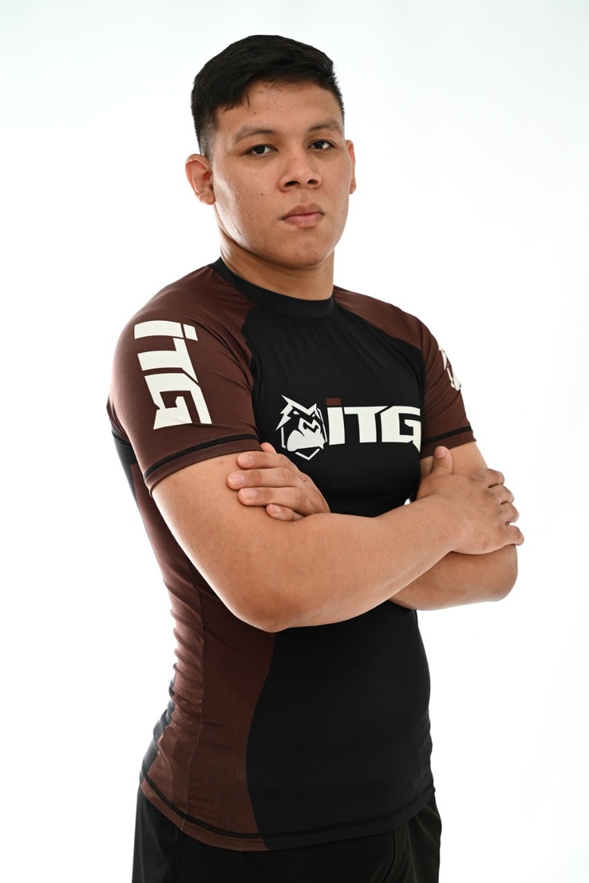 Rash Guard Masculina ITG Manga Curta Marrom