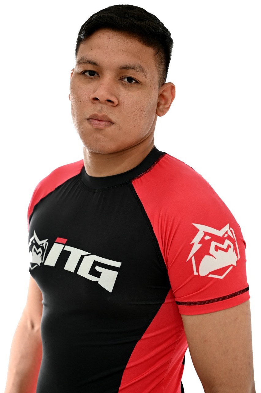 Rash Guard Masculina ITG Manga Curta Vermelha