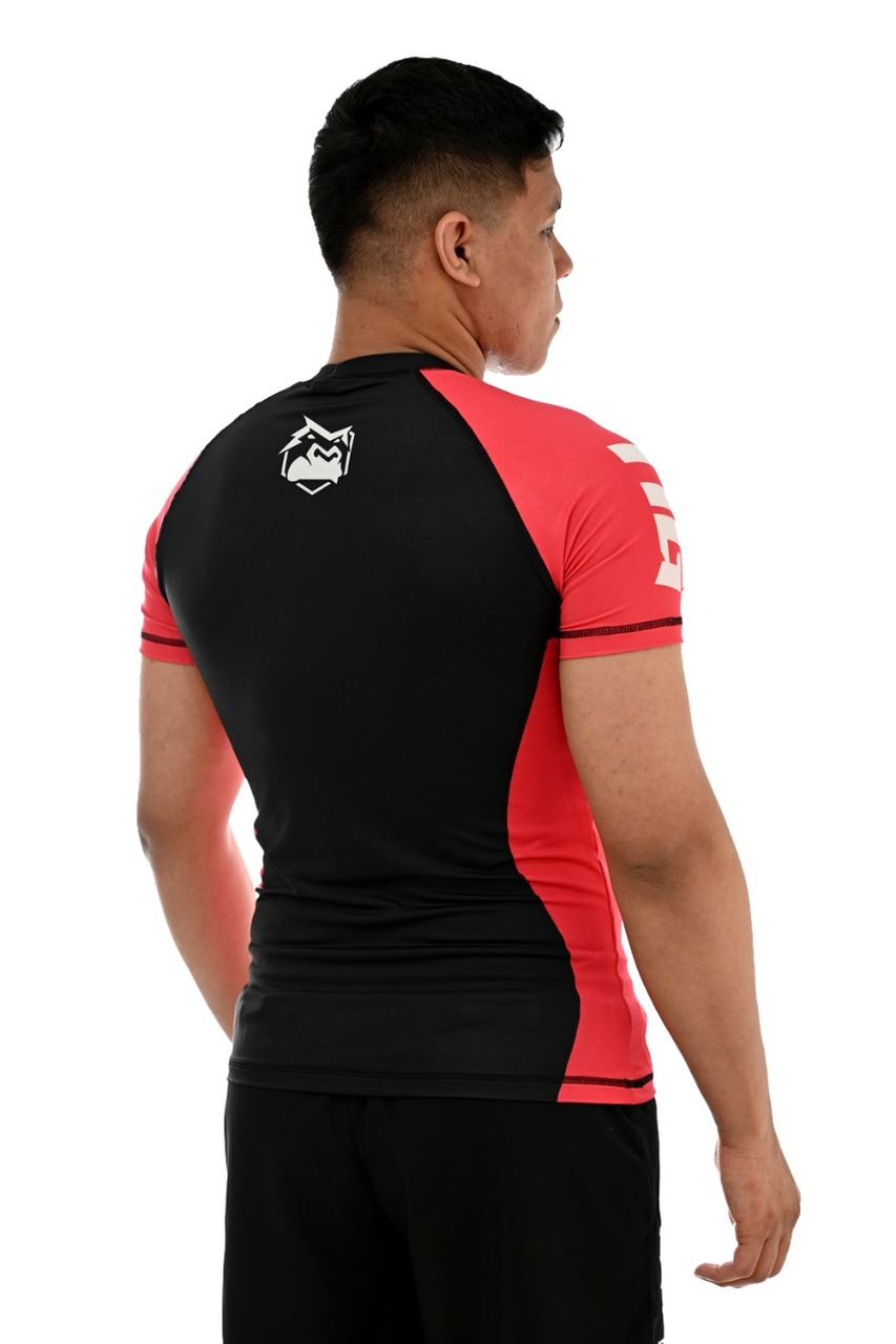 Rash Guard Masculina ITG Manga Curta Vermelha
