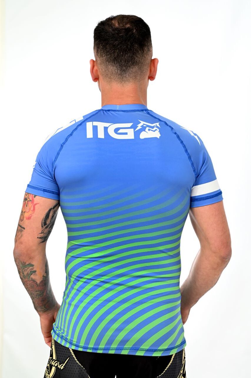 Rash Guard Masculina Brasil Azul