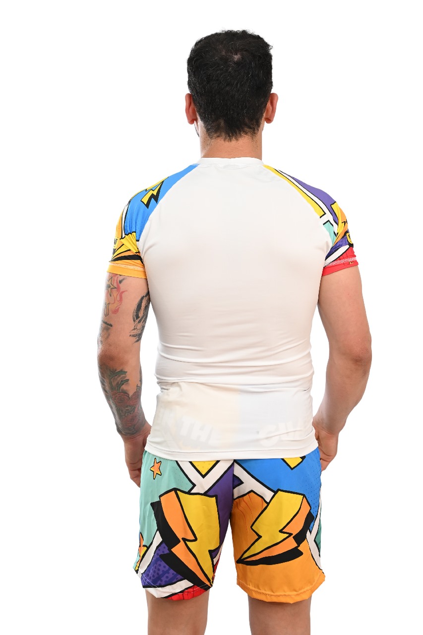 Rash Guard Masculina Colors Branca