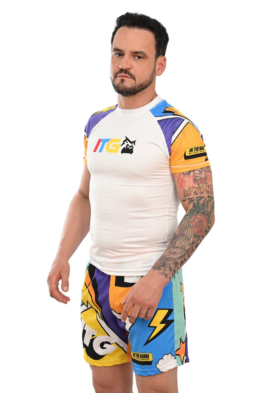 Rash Guard Masculina Colors Branca