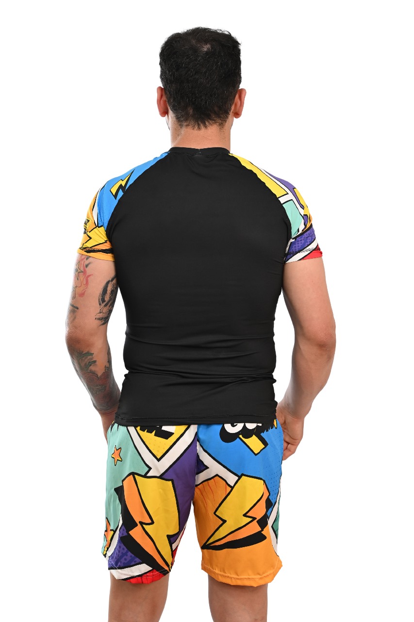 Rash Guard Masculina Colors Preta