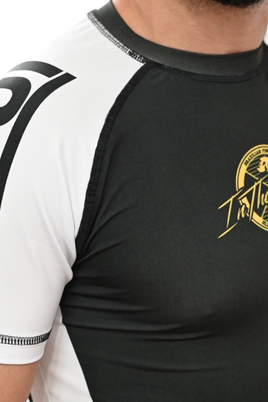 Rash Guard Masculina No-Gi Jiu-Jitsu Branca