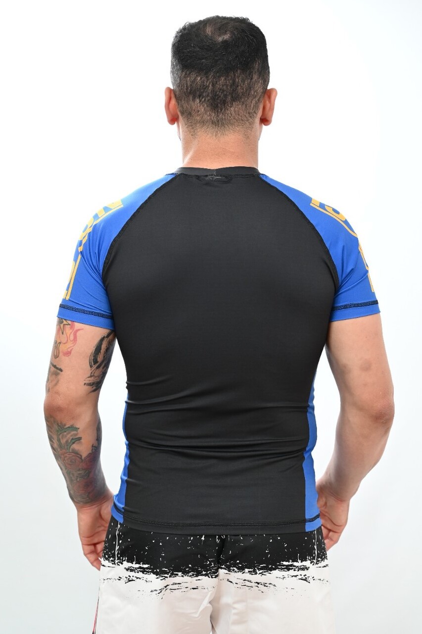 Rash Guard Masculina No-Gi Jiu-Jitsu Azul