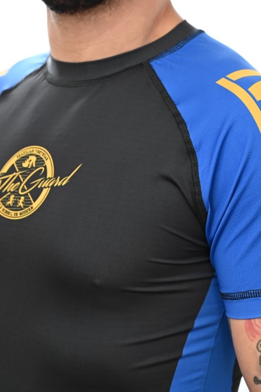 Rash Guard Masculina No-Gi Jiu-Jitsu Azul