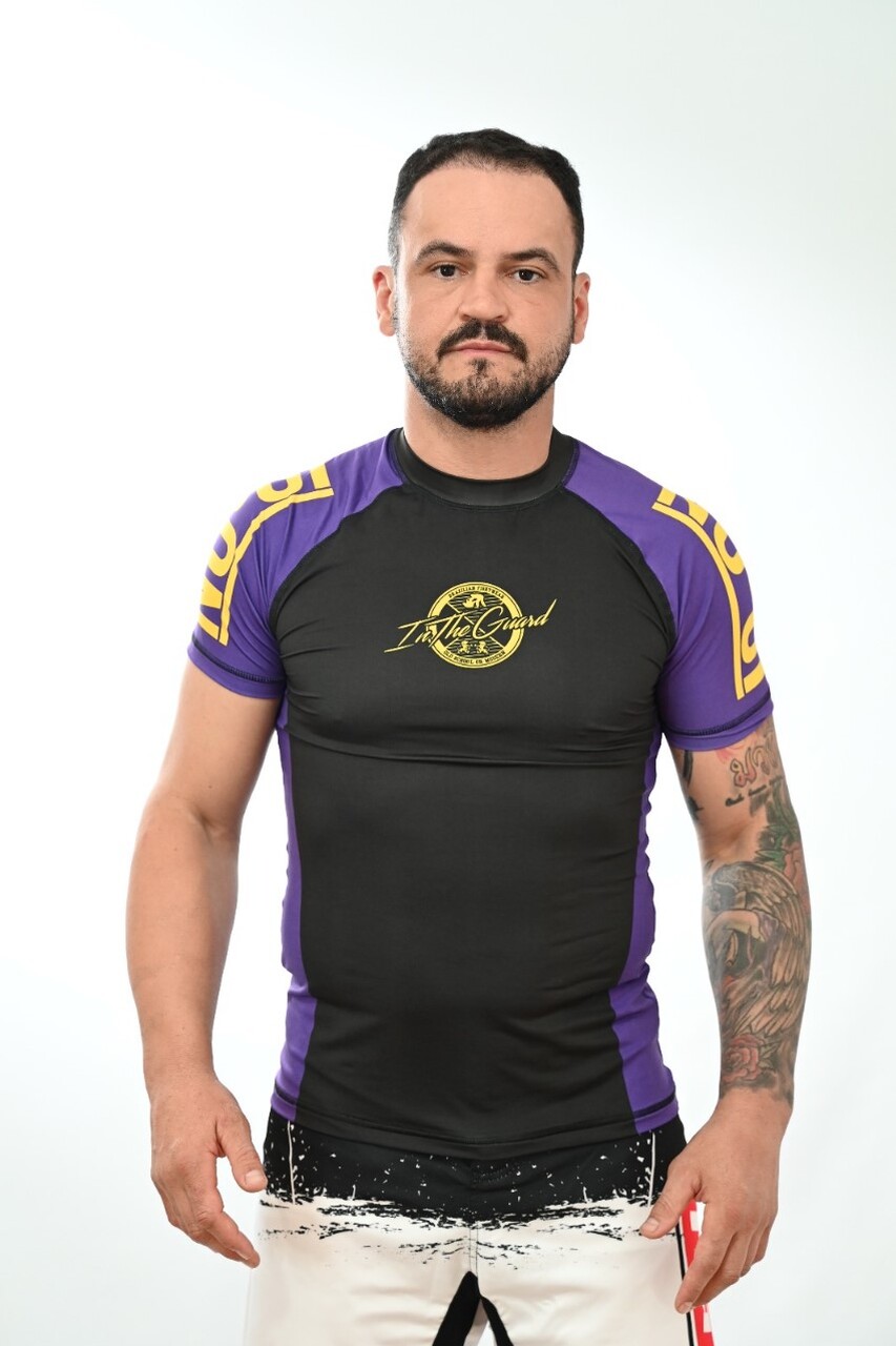 Rash Guard Masculina No-Gi Jiu-Jitsu Roxa