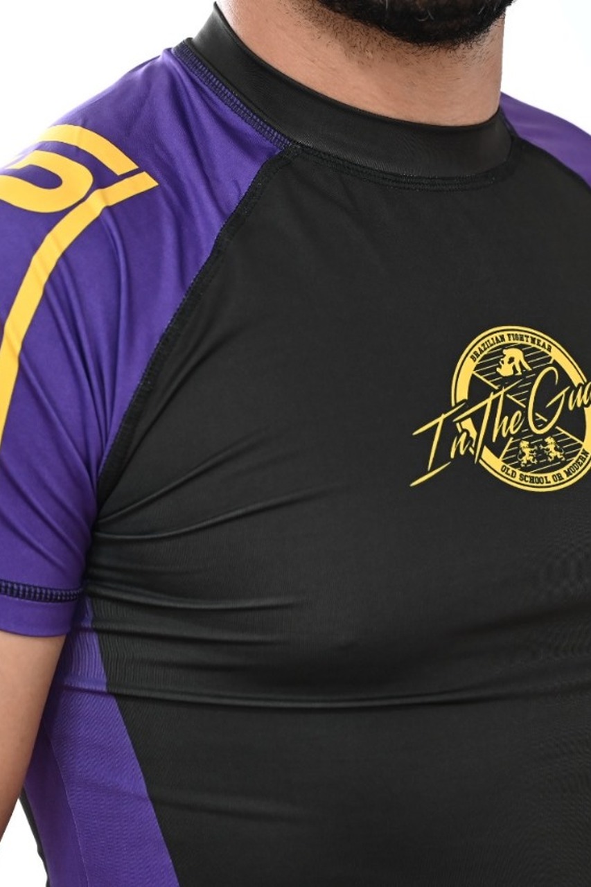 Rash Guard Masculina No-Gi Jiu-Jitsu Roxa
