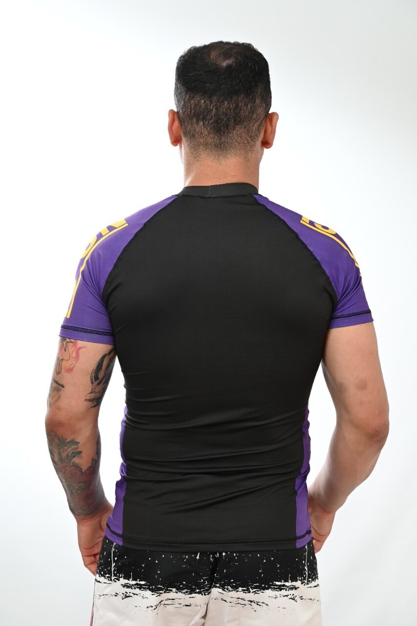 Rash Guard Masculina No-Gi Jiu-Jitsu Roxa