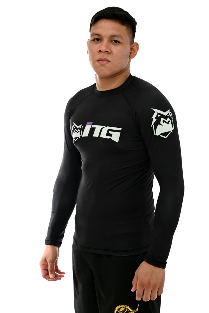 Rash Guard Masculina ITG Manga Longa Preta
