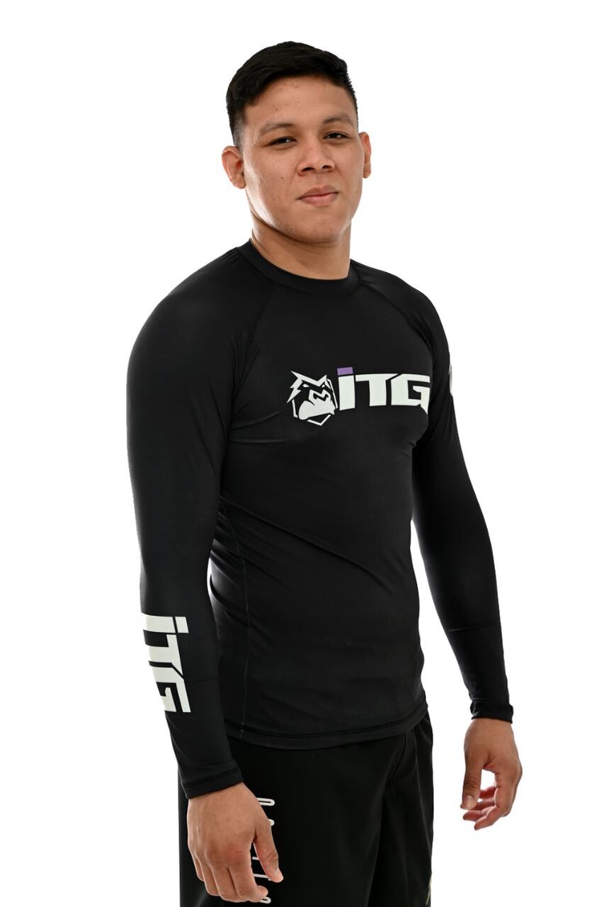 Rash Guard Masculina ITG Manga Longa Preta