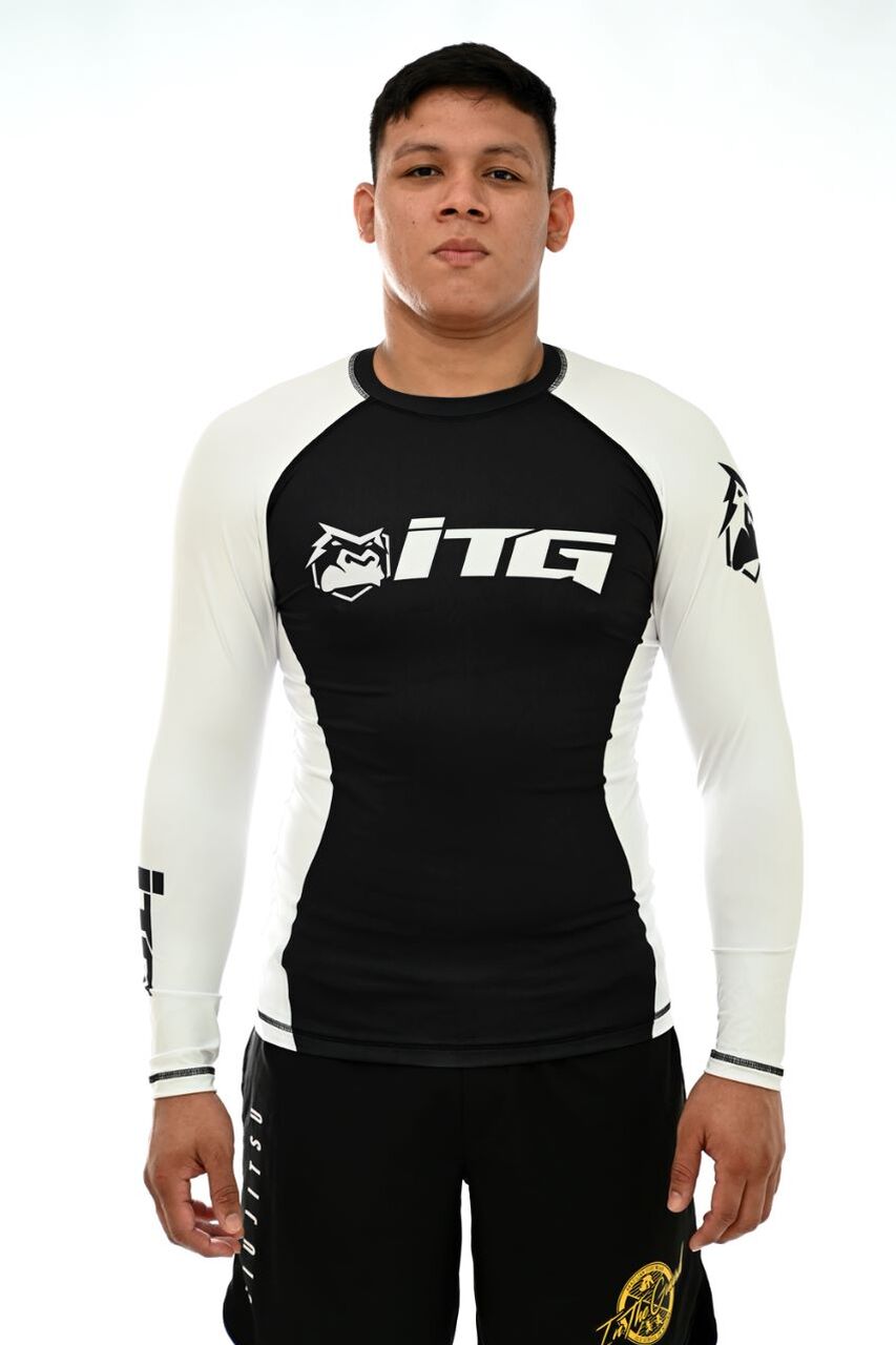 Rash Guard Masculina ITG Manga Longa Branca