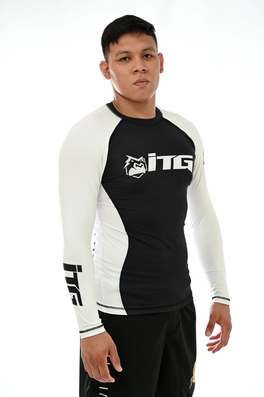 Rash Guard Masculina ITG Manga Longa Branca