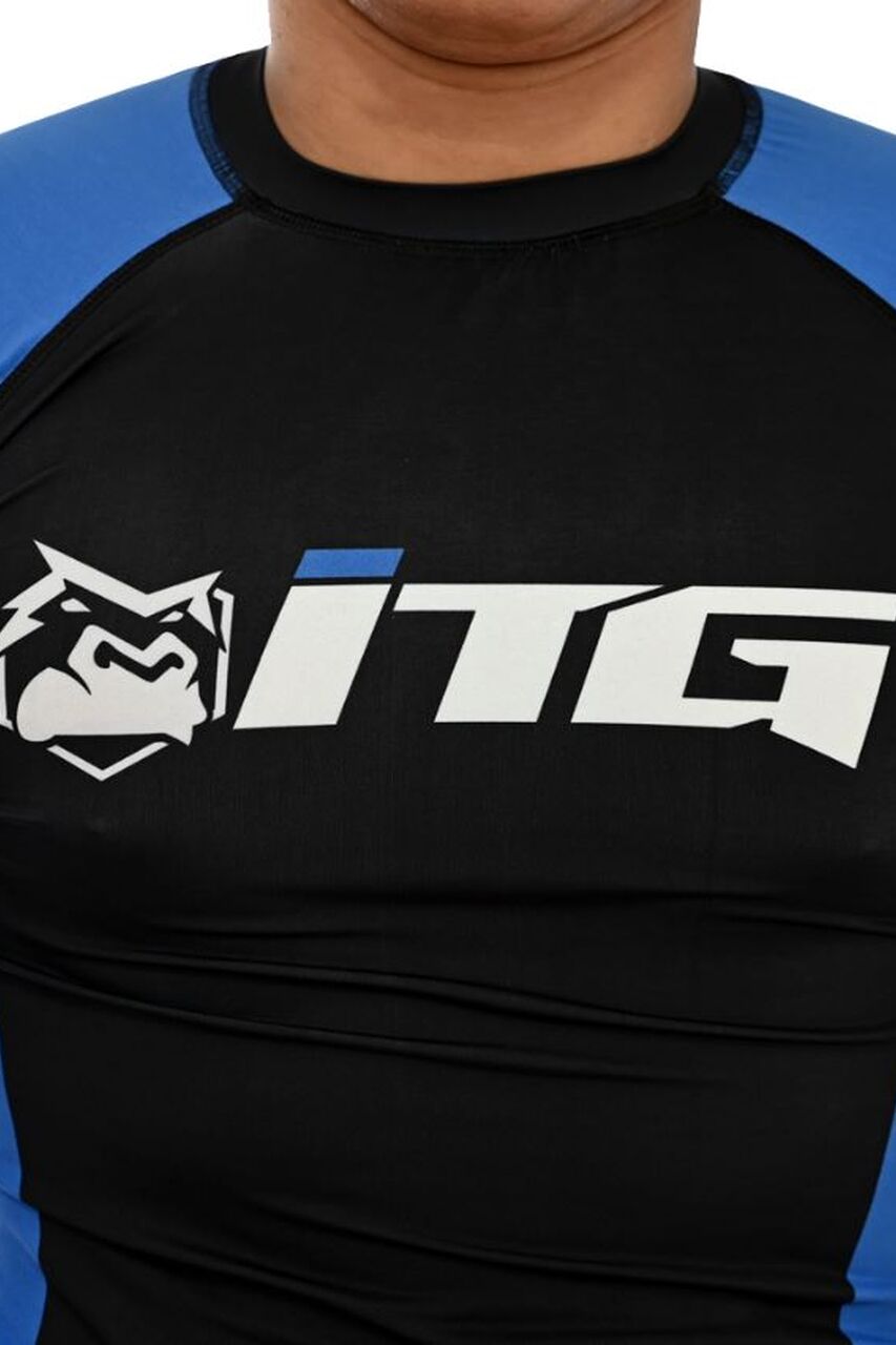 Rash Guard Masculina ITG Manga Longa Azul