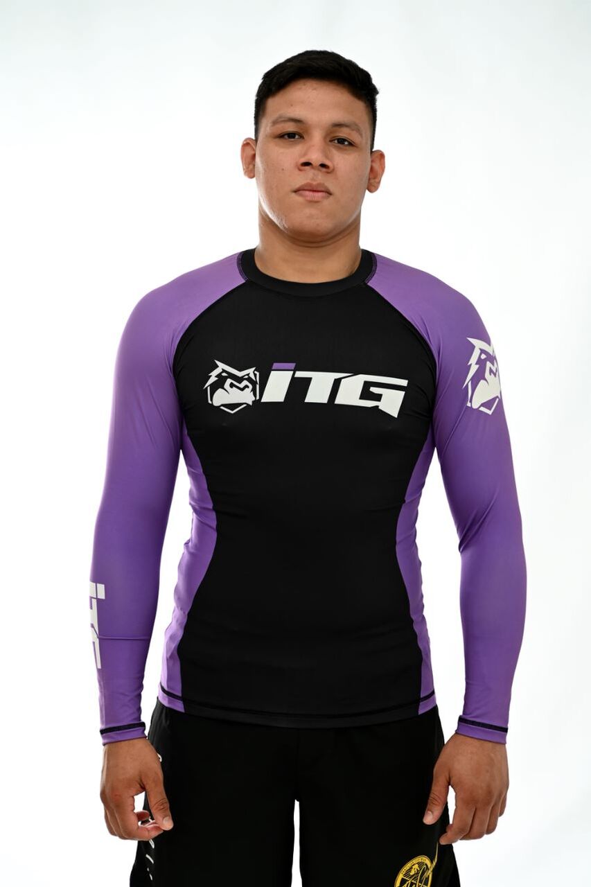 Rash Guard Masculina ITG Manga Longa Roxa