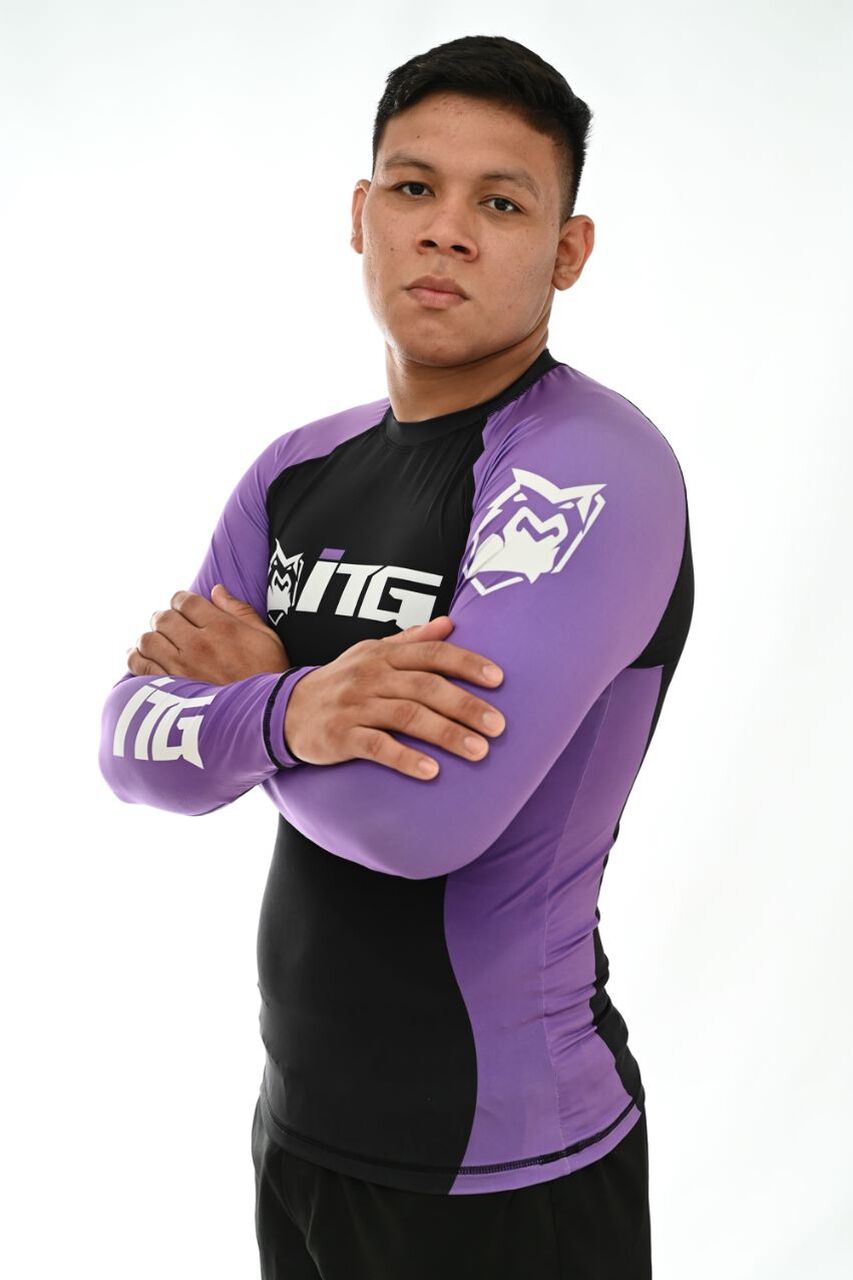 Rash Guard Masculina ITG Manga Longa Roxa