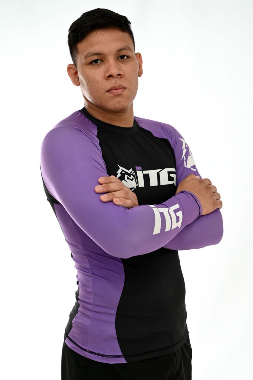 Rash Guard Masculina ITG Manga Longa Roxa