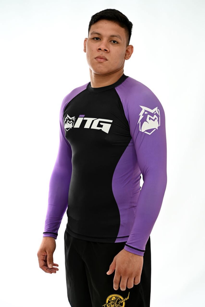 Rash Guard Masculina ITG Manga Longa Roxa