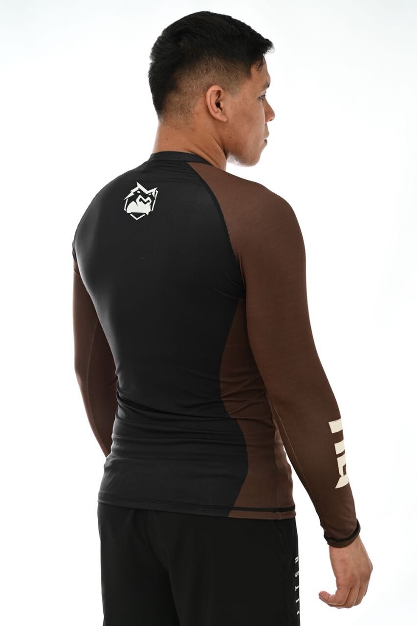 Rash Guard Masculina ITG Manga Longa Marrom