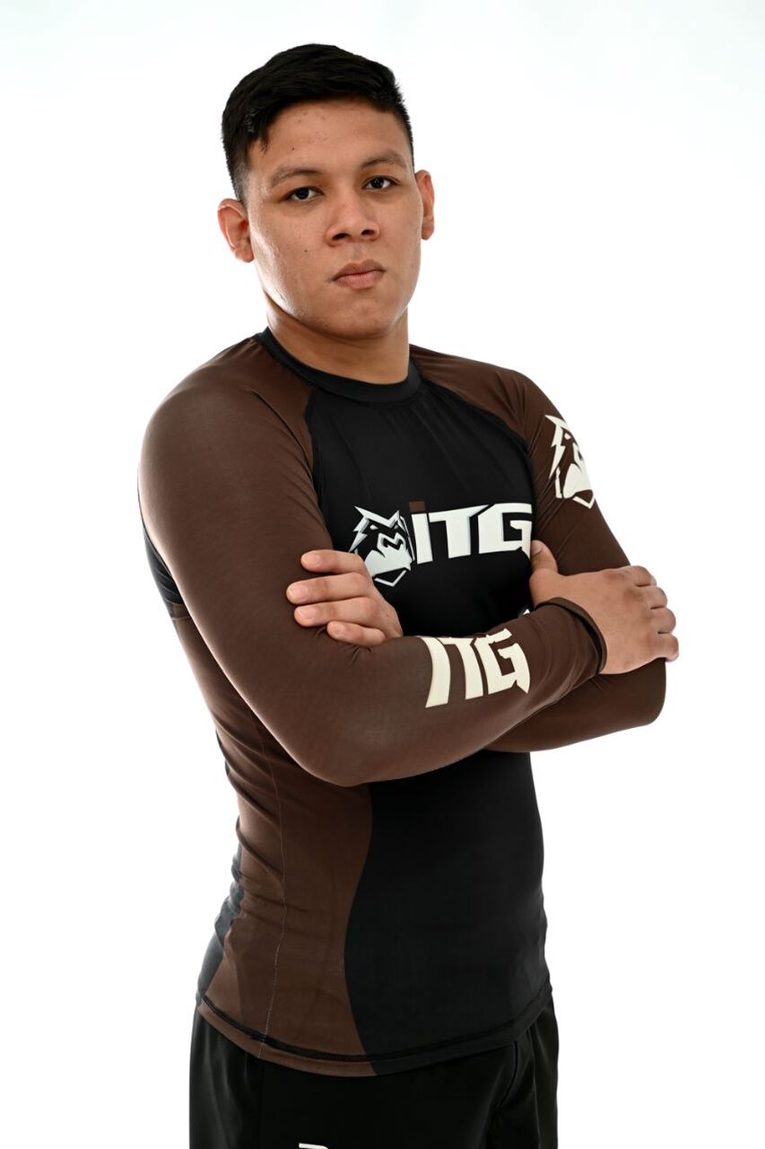 Rash Guard Masculina ITG Manga Longa Marrom