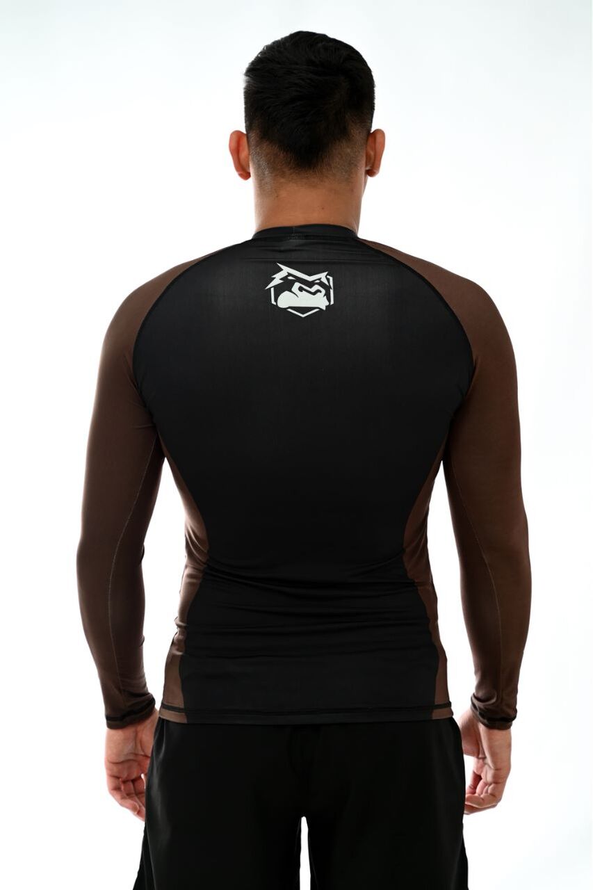 Rash Guard Masculina ITG Manga Longa Marrom