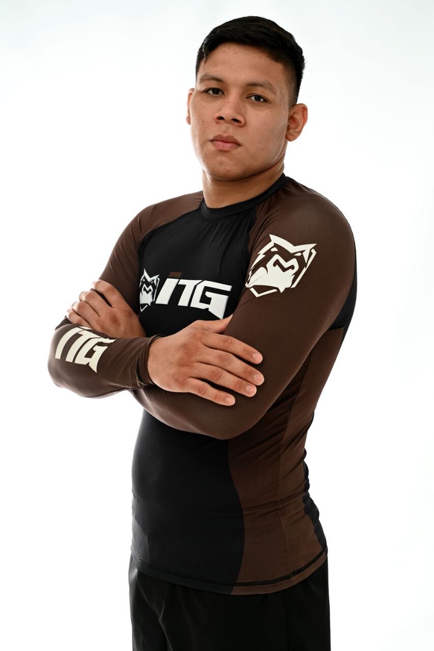 Rash Guard Masculina ITG Manga Longa Marrom