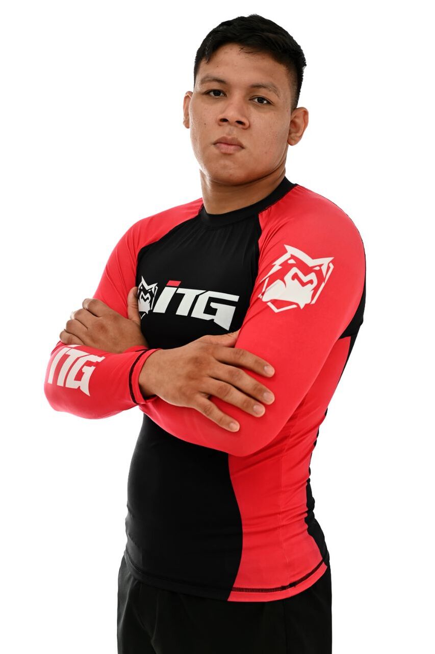 Rash Guard Masculina ITG Manga Longa Vermelha
