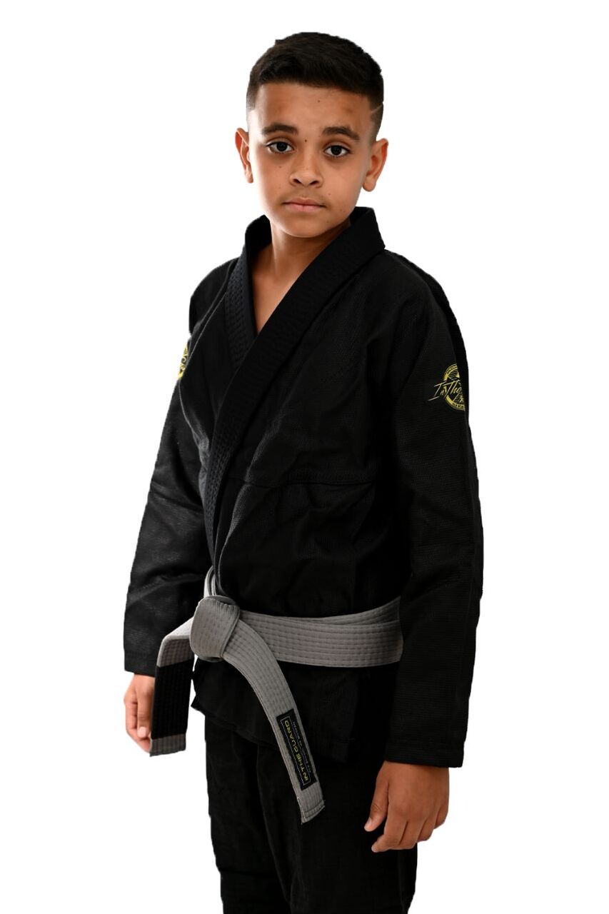 Kimono Infantil In The Guard New Preto