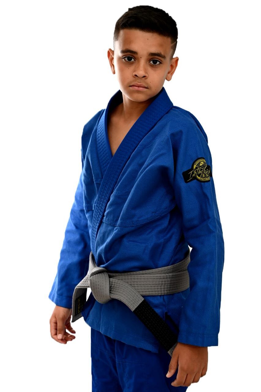 Kimono Infantil In The Guard New Azul