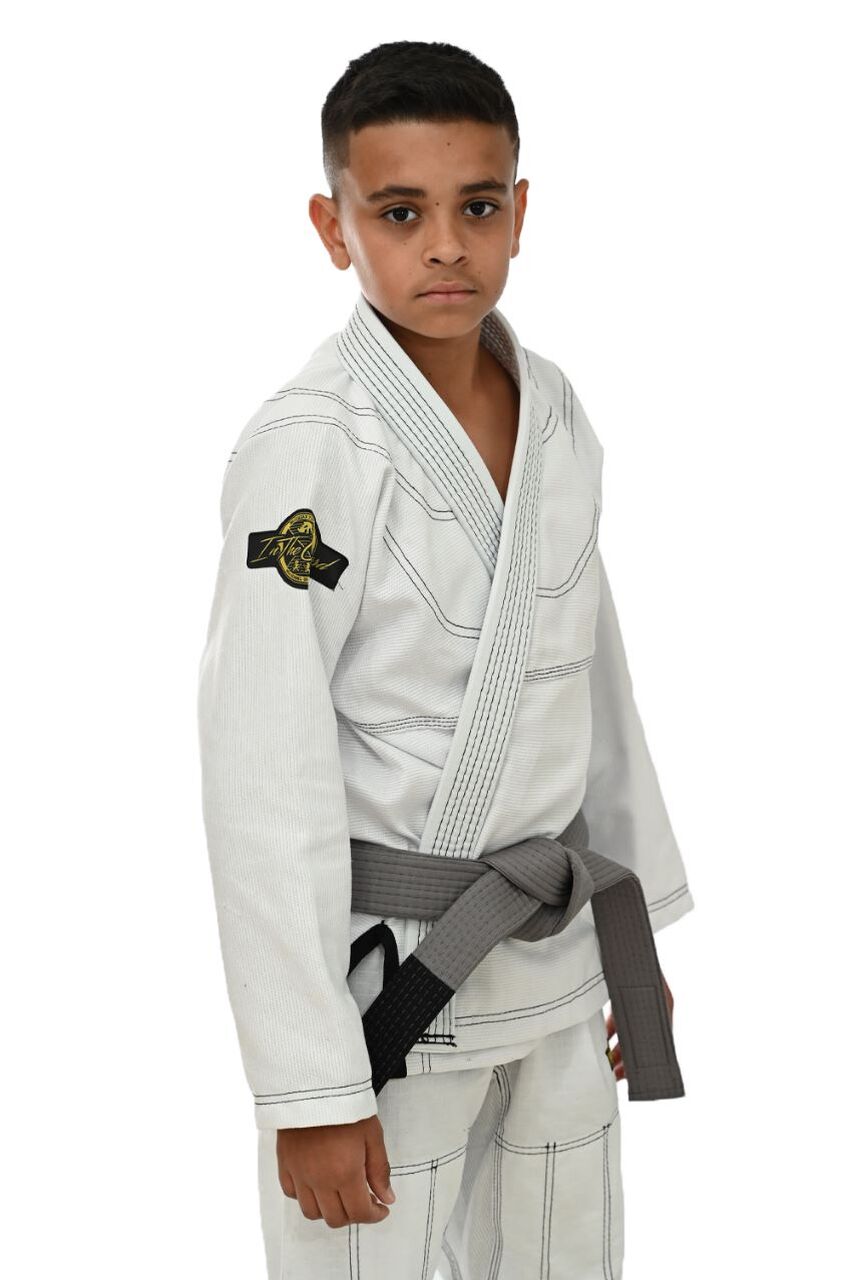 Kimono Infantil In The Guard New Branco