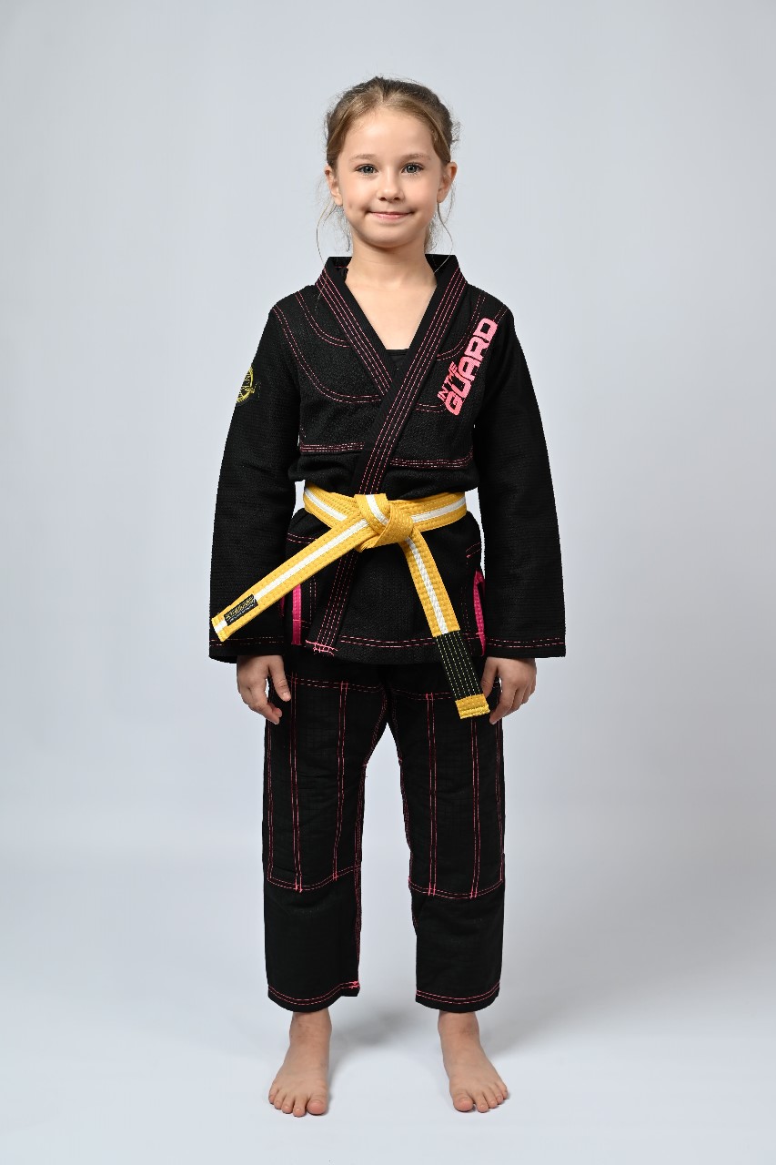 Kimono Infantil In The Guard Girls Preto