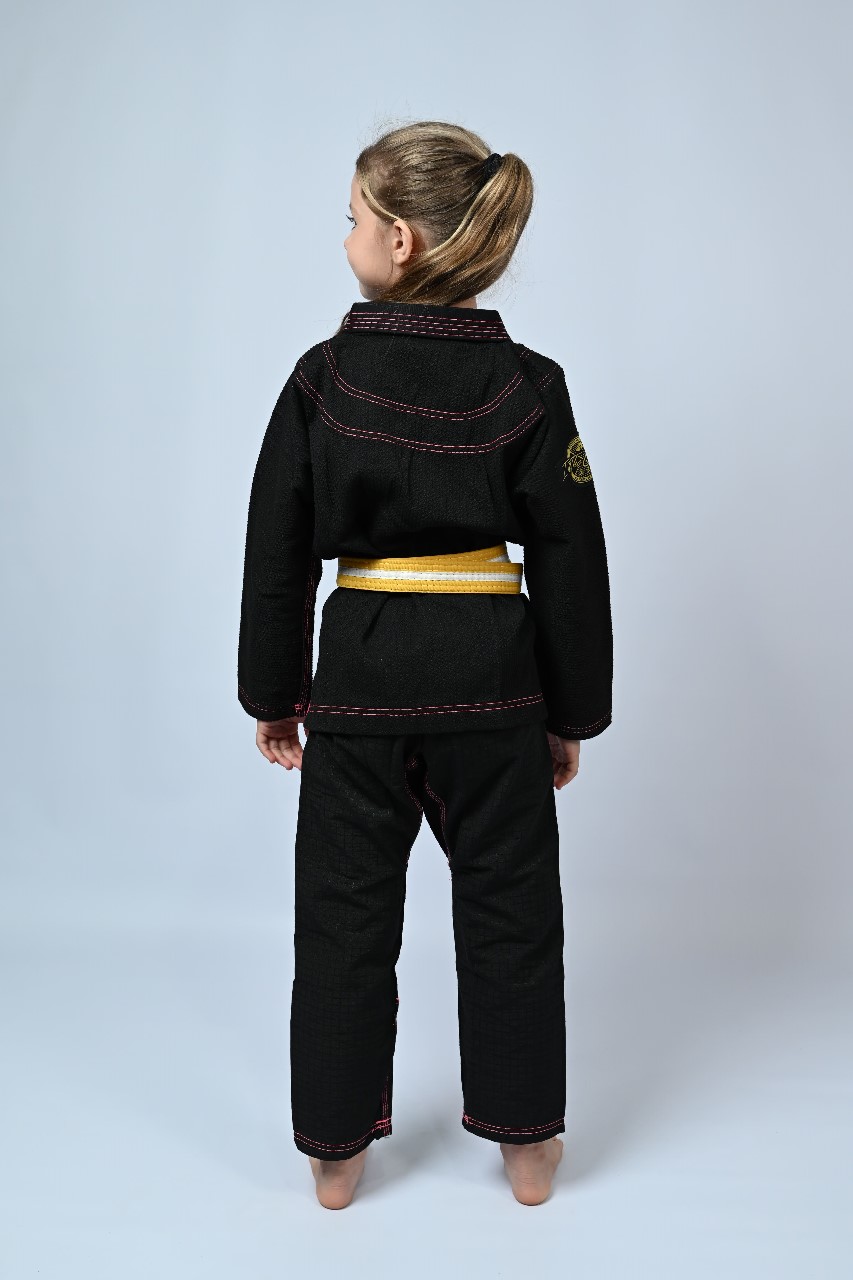 Kimono Infantil In The Guard Girls Preto