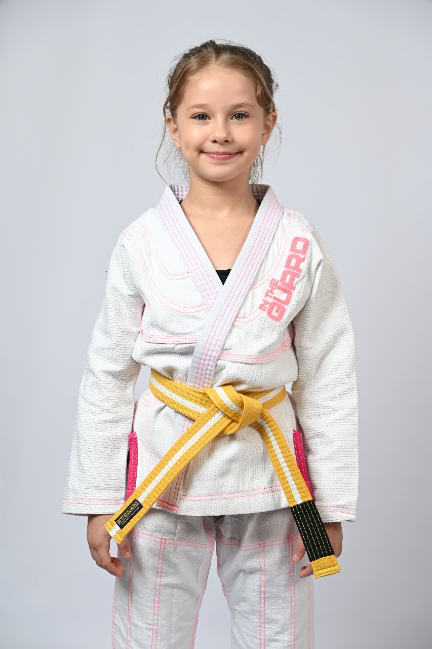 Kimono Infantil In The Guard Girls Branco