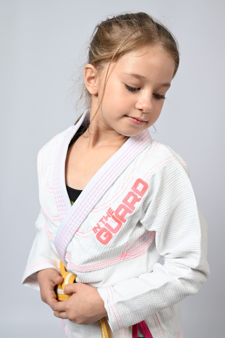 Kimono Infantil In The Guard Girls Branco